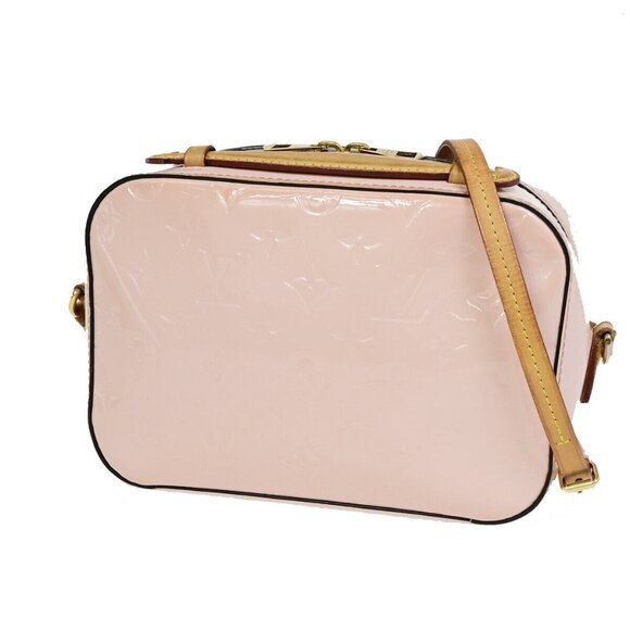 LOUIS VUITTON Santa Monica Shoulder Bag Monogram Vernis Rose - Picture 1 of 14